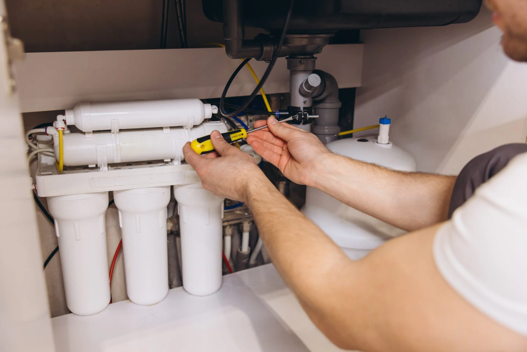 Sink Installation in Katy, TX 9 Plumbers in Katy, TX - water filter softener 1
