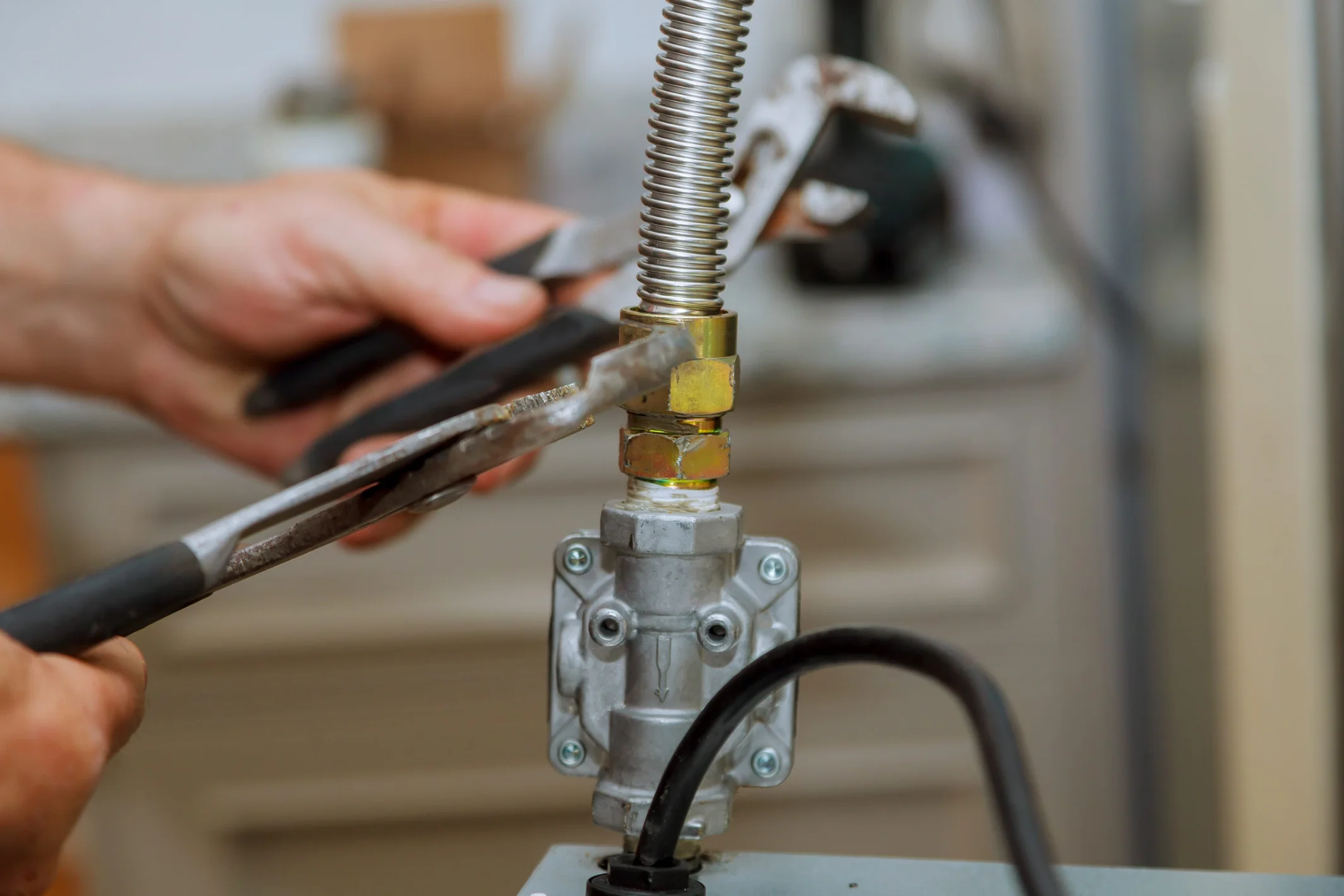 Tankless Water Heater Tune-Up in Katy, TX 10 Plumbers in Katy, TX - Gas line